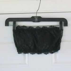 black lace bandeau